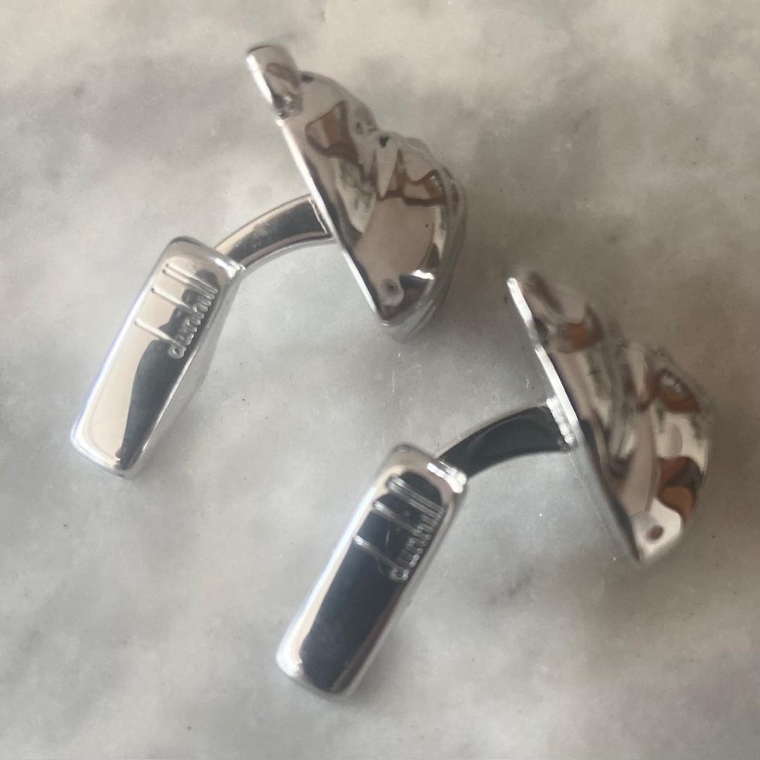⭐️新品⭐️ Dunhill ブルドッグカフリンクス シルバー - メルカリ