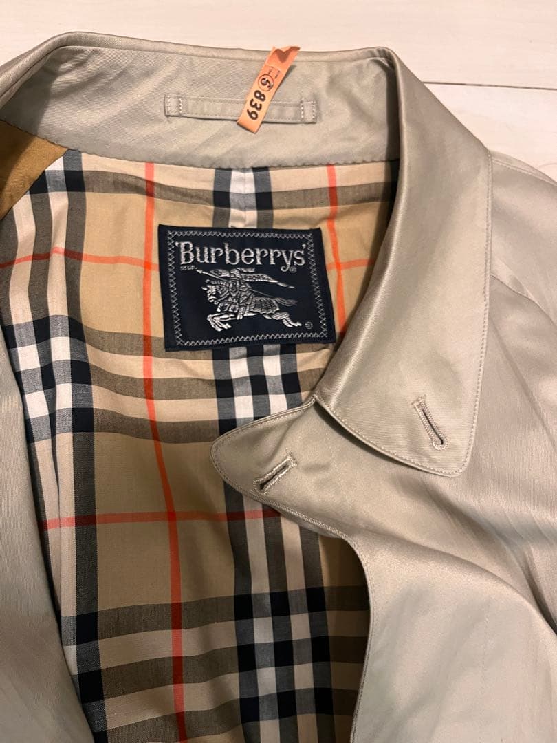 80's〜90's Burberryステンカラーコート 80年代 90年代 バーバリーズ イングランド製 英国製 バルマカーン