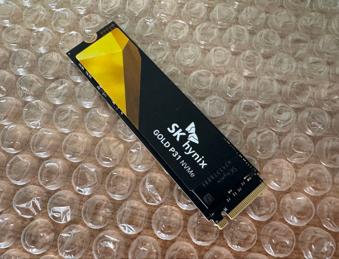 M.2 SSD 1TB SKhynix GOLD P31 使用時間短 動作良好 - メルカリ