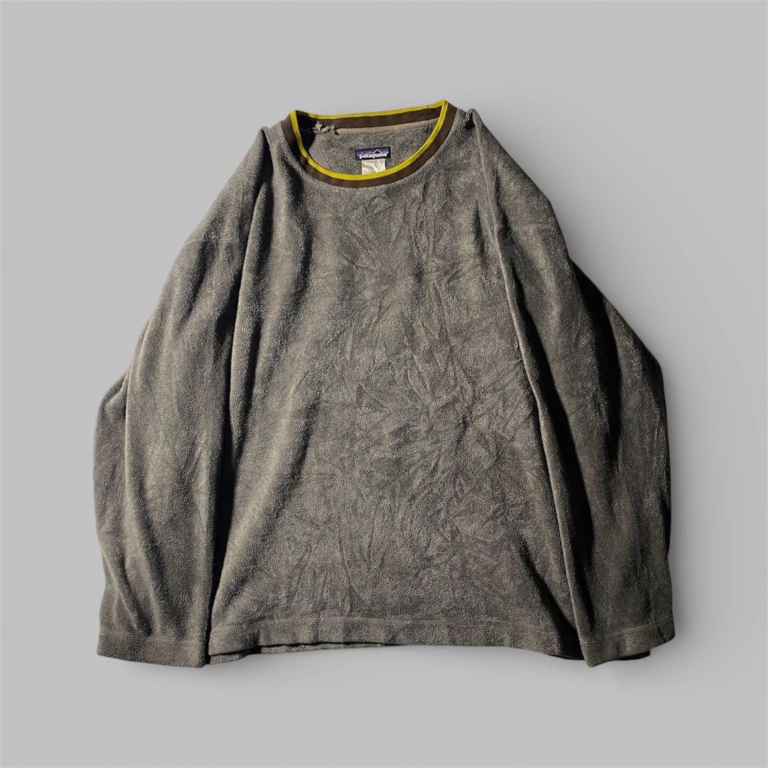00s Patagonia リズム期 フリースプルオーバー 古着 00s Patagonia 名作 「rhythm」 リズム フリース プルオーバー