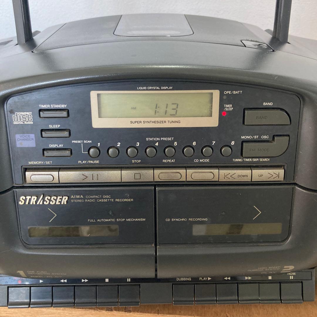 AIWA（アイワ）オーディオCDラジカセ（CSD-SR3）昭和レトロ - メルカリ