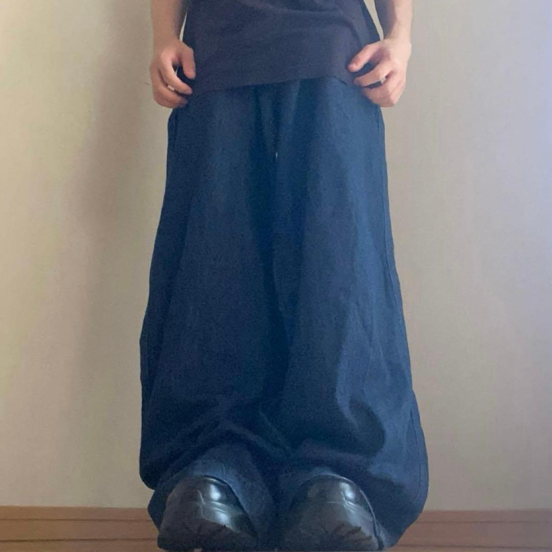 00s archive 極太 バギーデニムパンツ y2k 平成 グランジ B系 - メルカリ