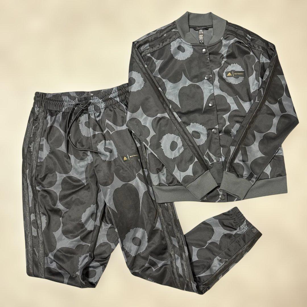 美品】adidas×marimekkoコラボジャージセットアップ XS - メルカリ