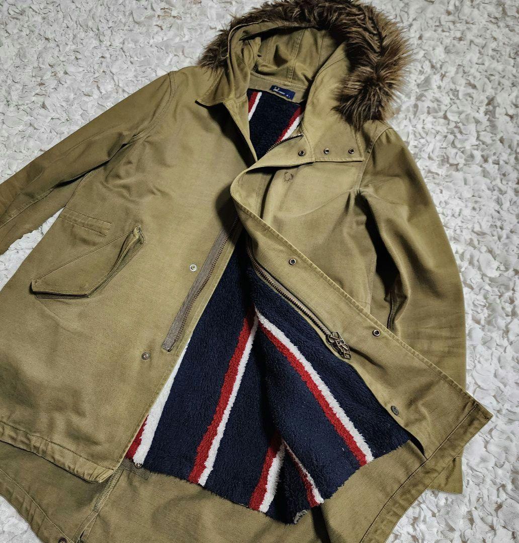 Viフレッドペリー ボアライナー付き モッズコート フィッシュテイル FRED PERRY（フレッドペリー） レディース フィッシュテールパーカー
