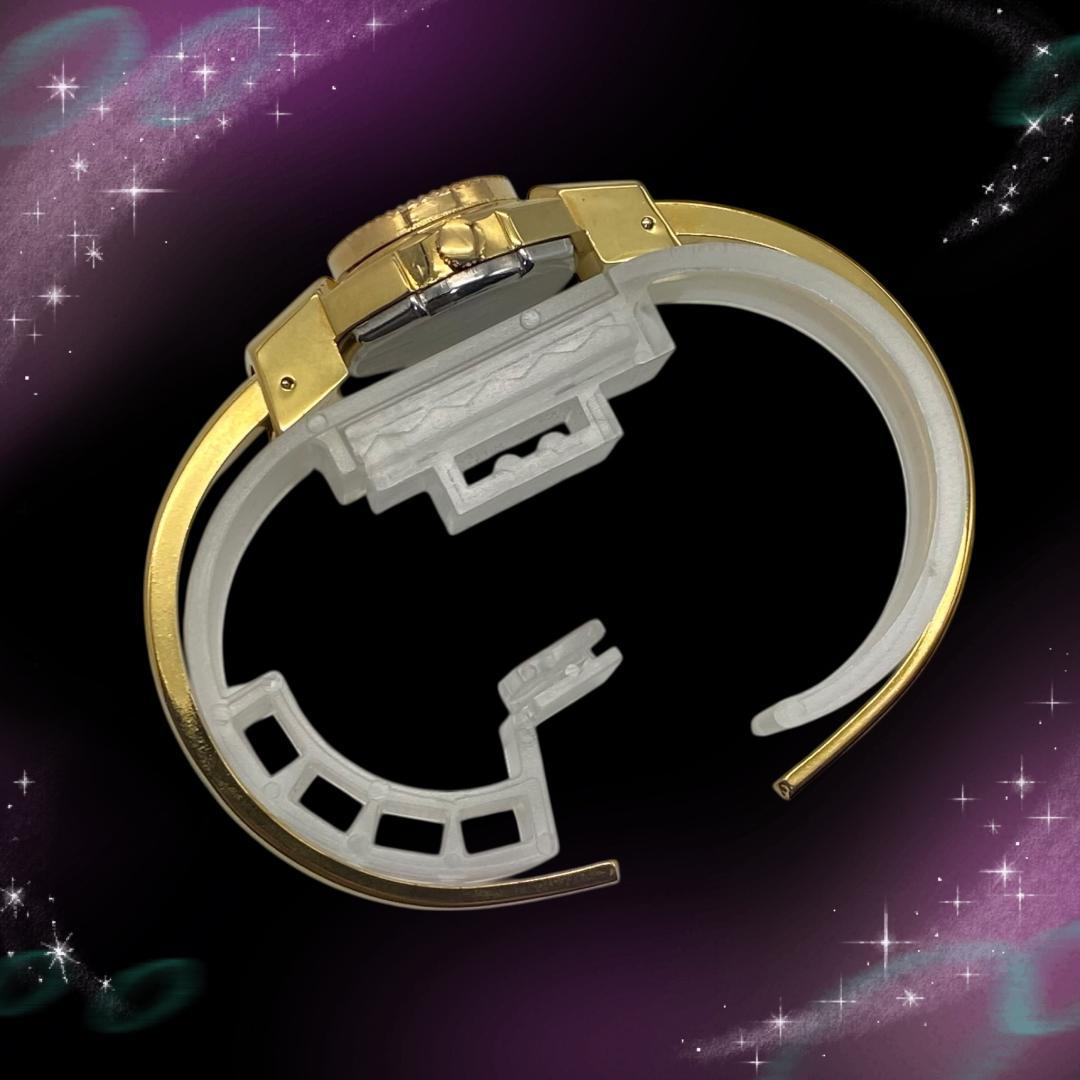 《美品 稼働品》 ビーウオッチ レディース腕時計 バングルウォッチ クオーツ