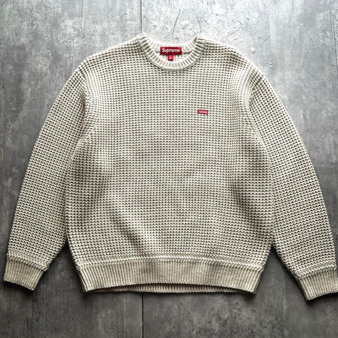 24fw美品 Supreme Waffle Small Box Sweater - メルカリ