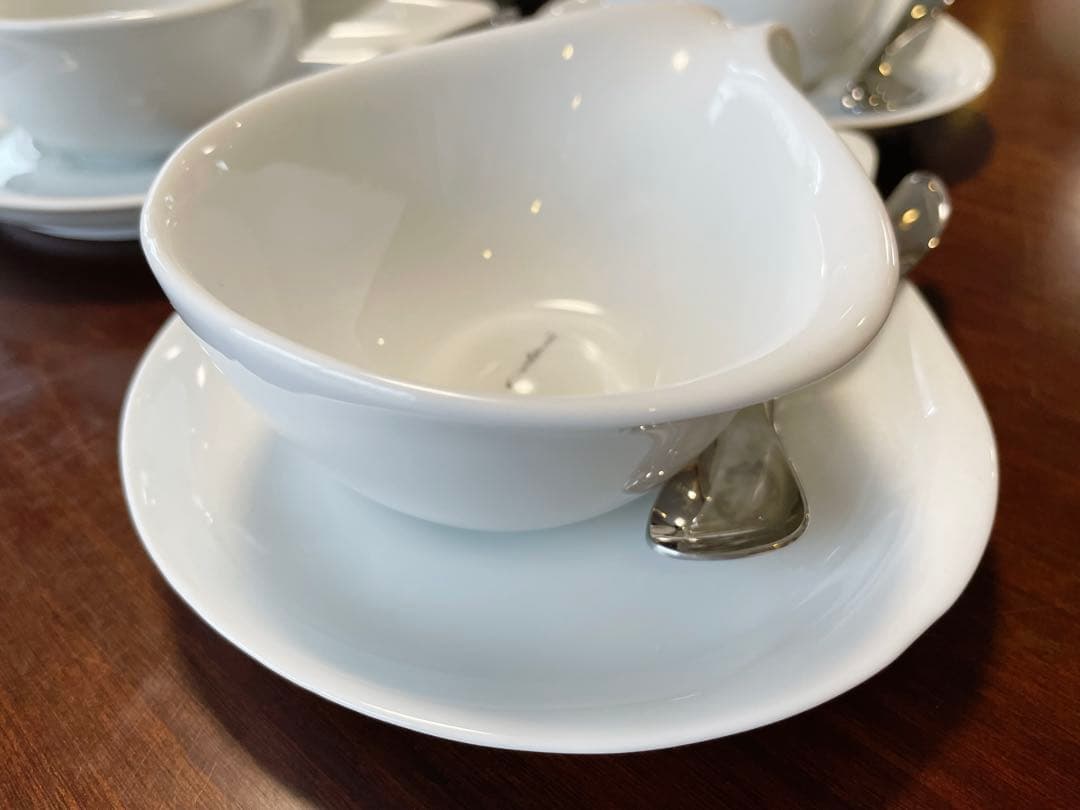 希少】ルイジ・コラーニ デザイン コーヒーカップ＆ソーサー 5客セット