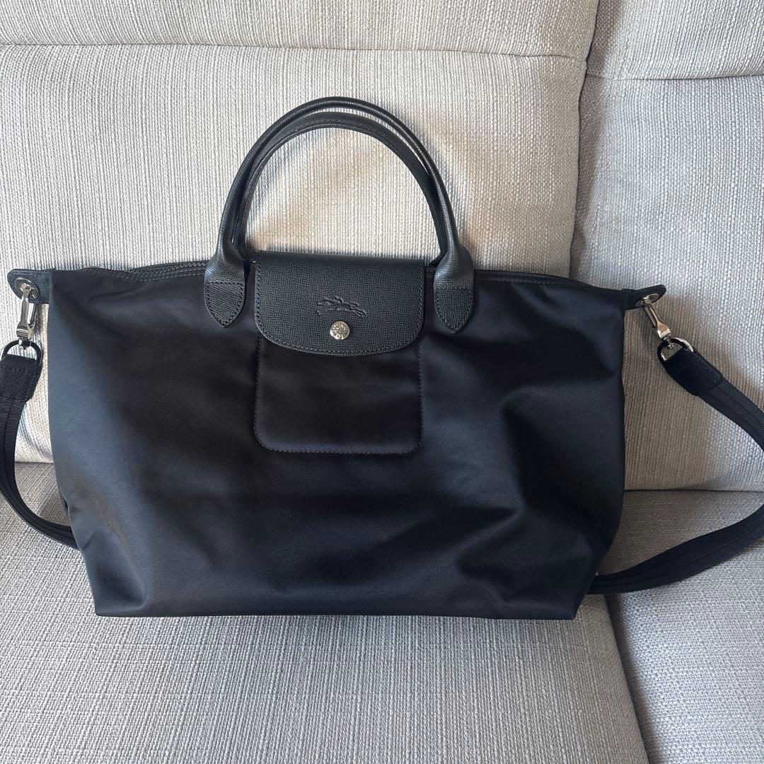 ロンシャン Longchamp プリアージュ M レザー ナイロン 黒 ル プリアージュ® エクストラ M バックパック 黒 - レザー | ロンシャン JP