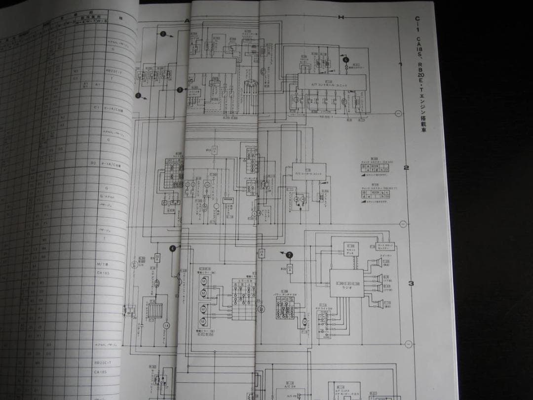 絶版品☆R31型スカイライン 配線図集（追補版Ⅰ）昭和61年1月（1986年