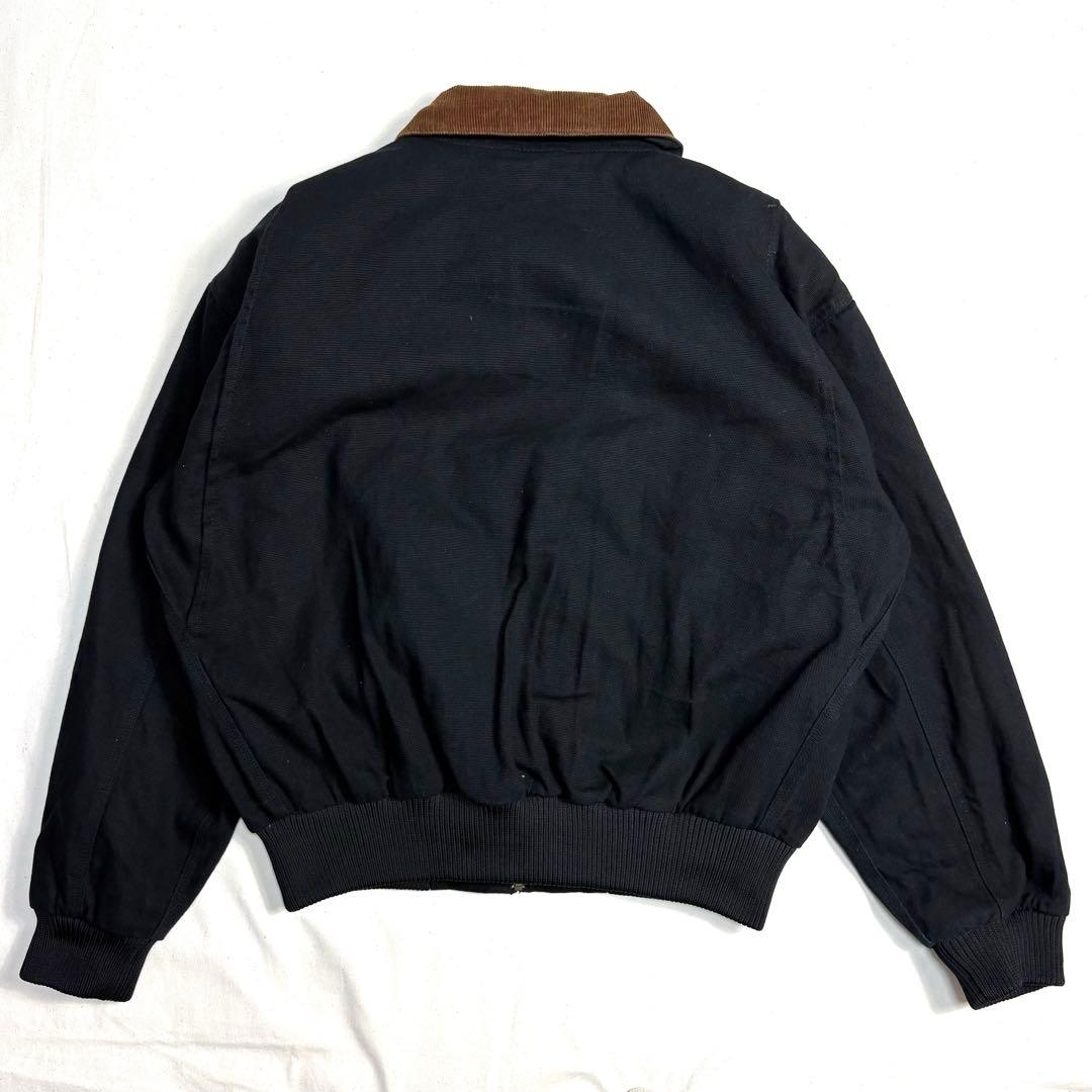 トライマウンテン古着美品黒ダック地デトロイトジャケット短丈 TTXロゴ