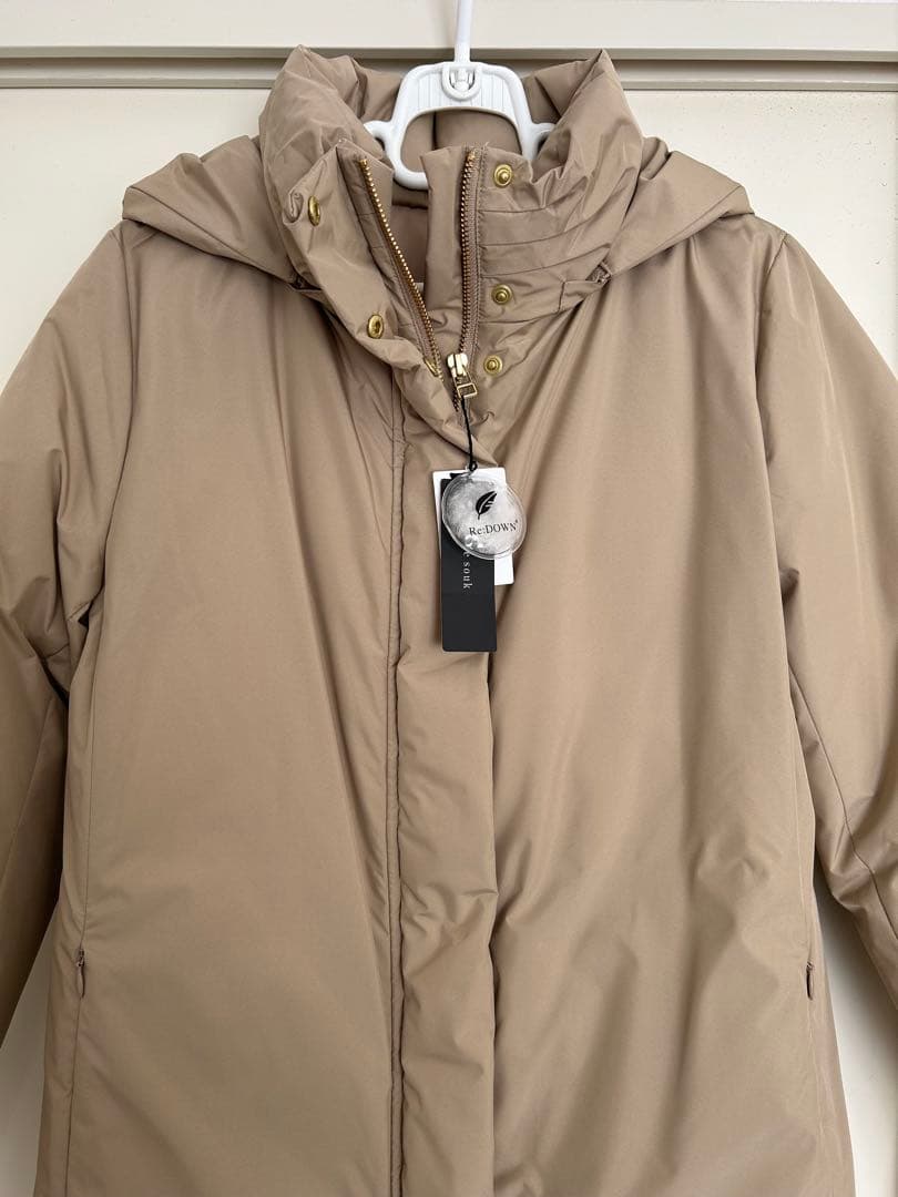 まめ様専用 新品 ルスーク ダウンコート ダウン80% フェザー20% - メルカリ