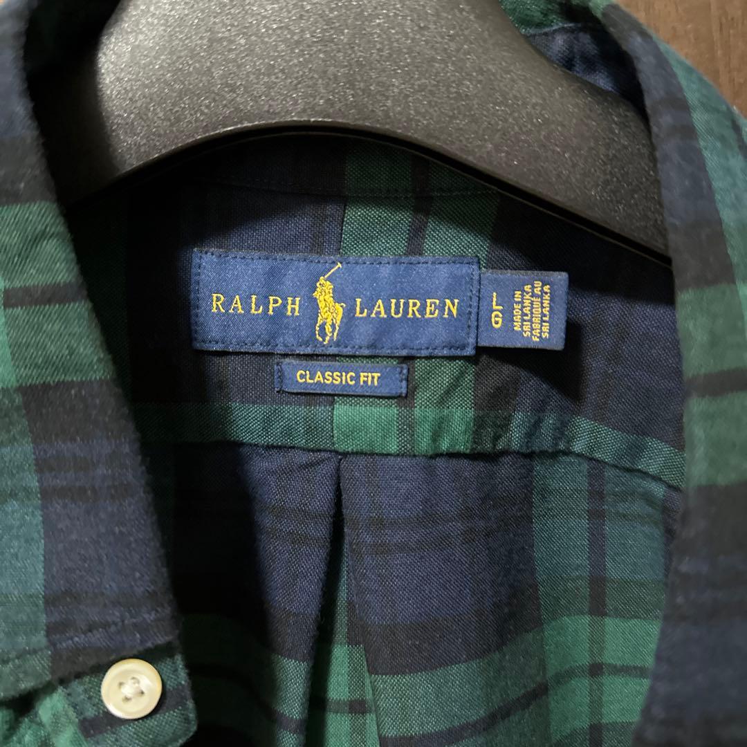 ポロ ラルフローレンRalph Lauren ブラックウォッチ シャツ Lサイズ