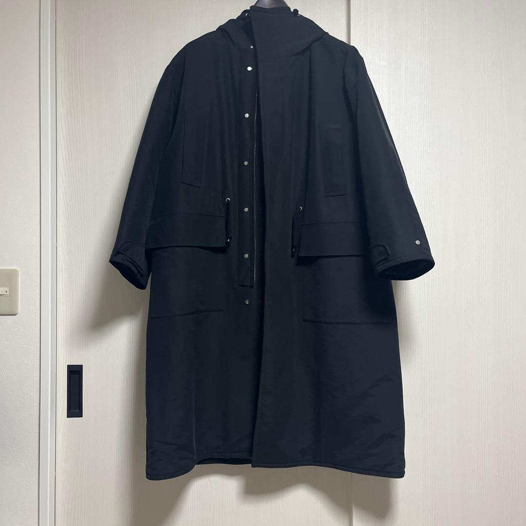 T*I様 yokeブラックフード付きロングコート T*I様 yokeブラックフード付きロングコート