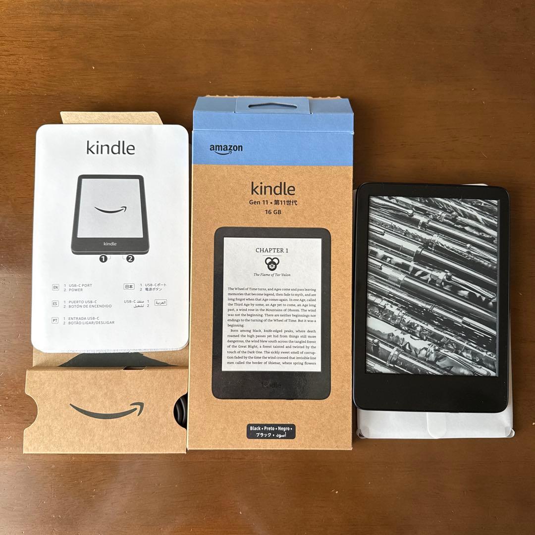 Kindle Gen 11 本体 16GB ブラック amazon（アマゾン） Kindle 第11世代 16GB ブラック 2024年発売モデル