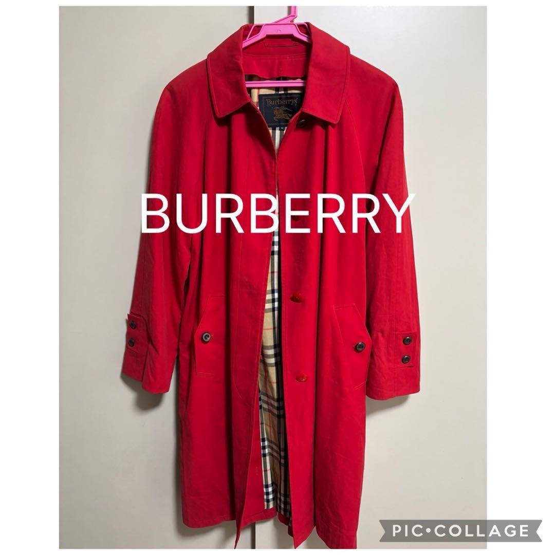 Burberry's バーバリーズ　ノバチェック　ステンカラーコート　38 黒襟 Burberry's ノバチェック XL ステンカラーコート ベージュ