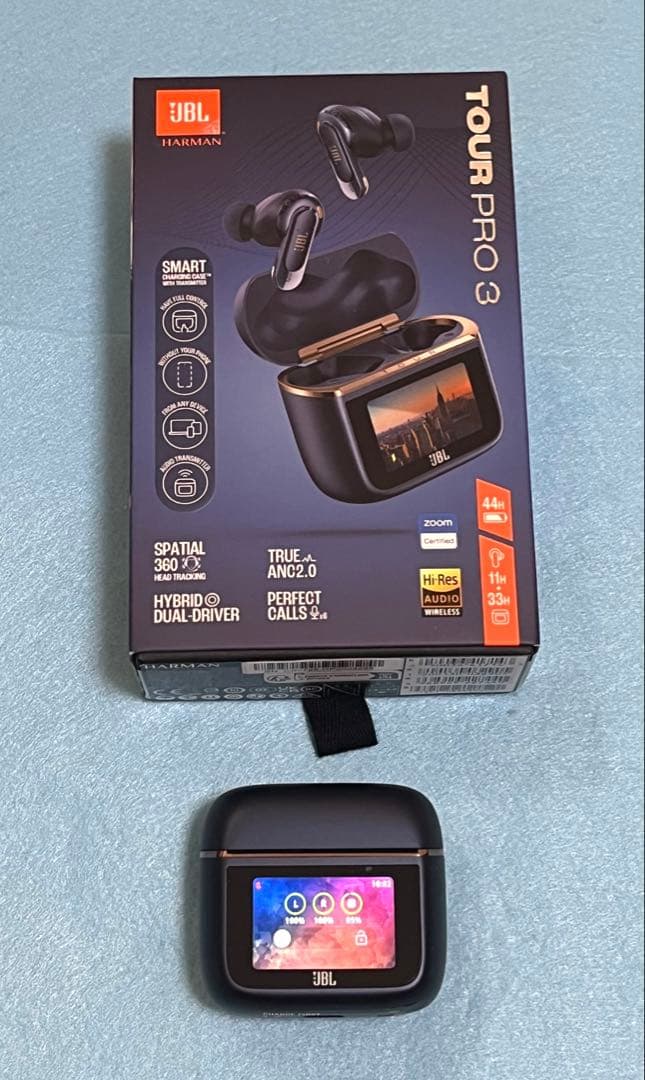 【美品】JBL TOUR PRO 3 Amazon限定カラー（ネイビー） JBL新フラグシップTWS「TOUR PRO 3」詳報。デュアルドライバー搭載