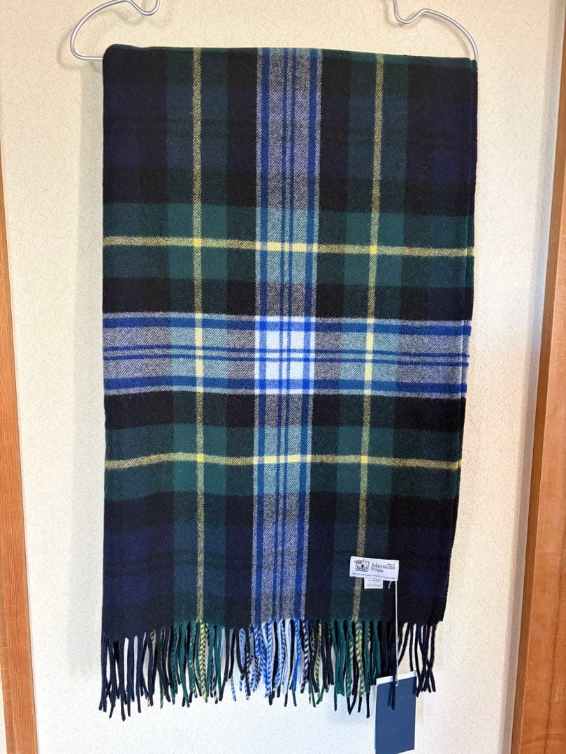 Johnstonsチェックカシミヤ大判ストールDressGordon 【極美品】 楽天市場】ジョンストンズ カシミヤ100% 大判 ストール チェック 無地