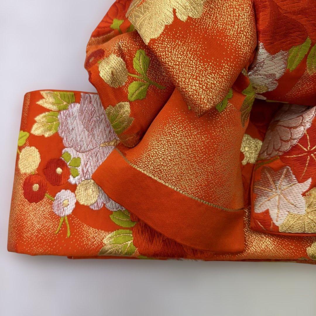 No.957七五三 7歳 作り帯【一点物】 花柄｜晴れの日 - メルカリ