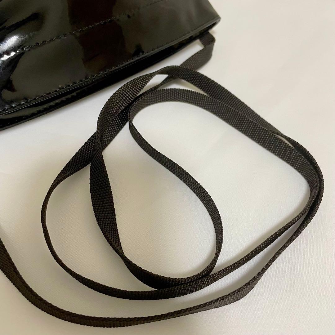 美品】エルベシャプリエ ヴェルニ 雅姫さん エナメルナイロン舟型