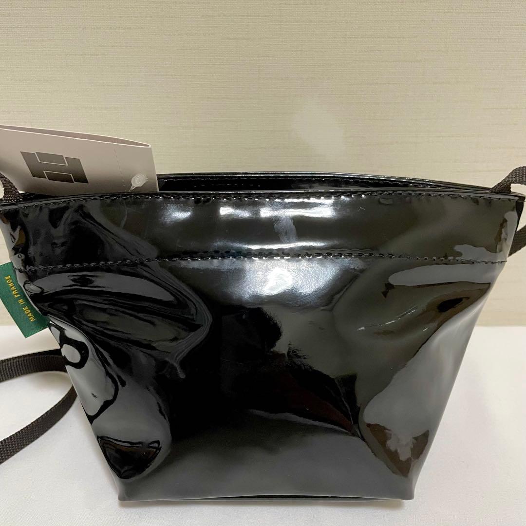 美品】エルベシャプリエ ヴェルニ 雅姫さん エナメルナイロン舟型