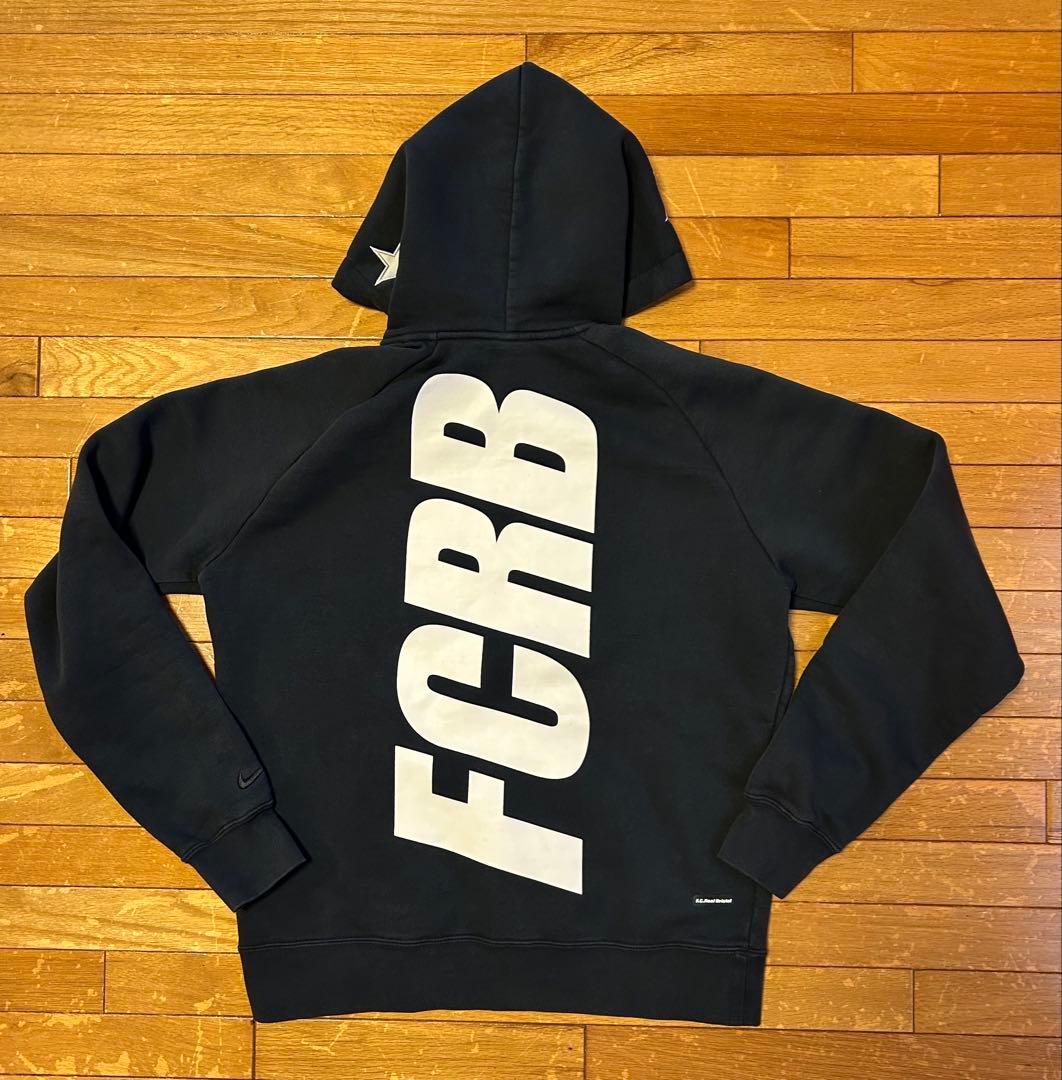 FCRBエフシーレアルブリストル × NIKEナイキ プルオーバーパーカー 黒M