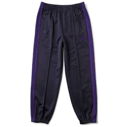ニードルス 黒紫　トラックパンツ Needles - 18AW ニードルス Needles トラックパンツ M 黒×紫の通販 by