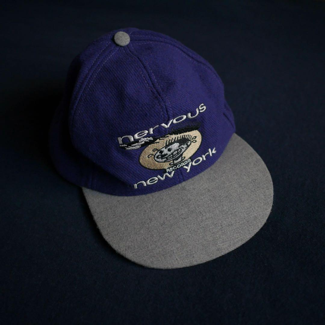 90's nervous records キャップ ヴィンテージ XLARGE OFFICIAL SITE
