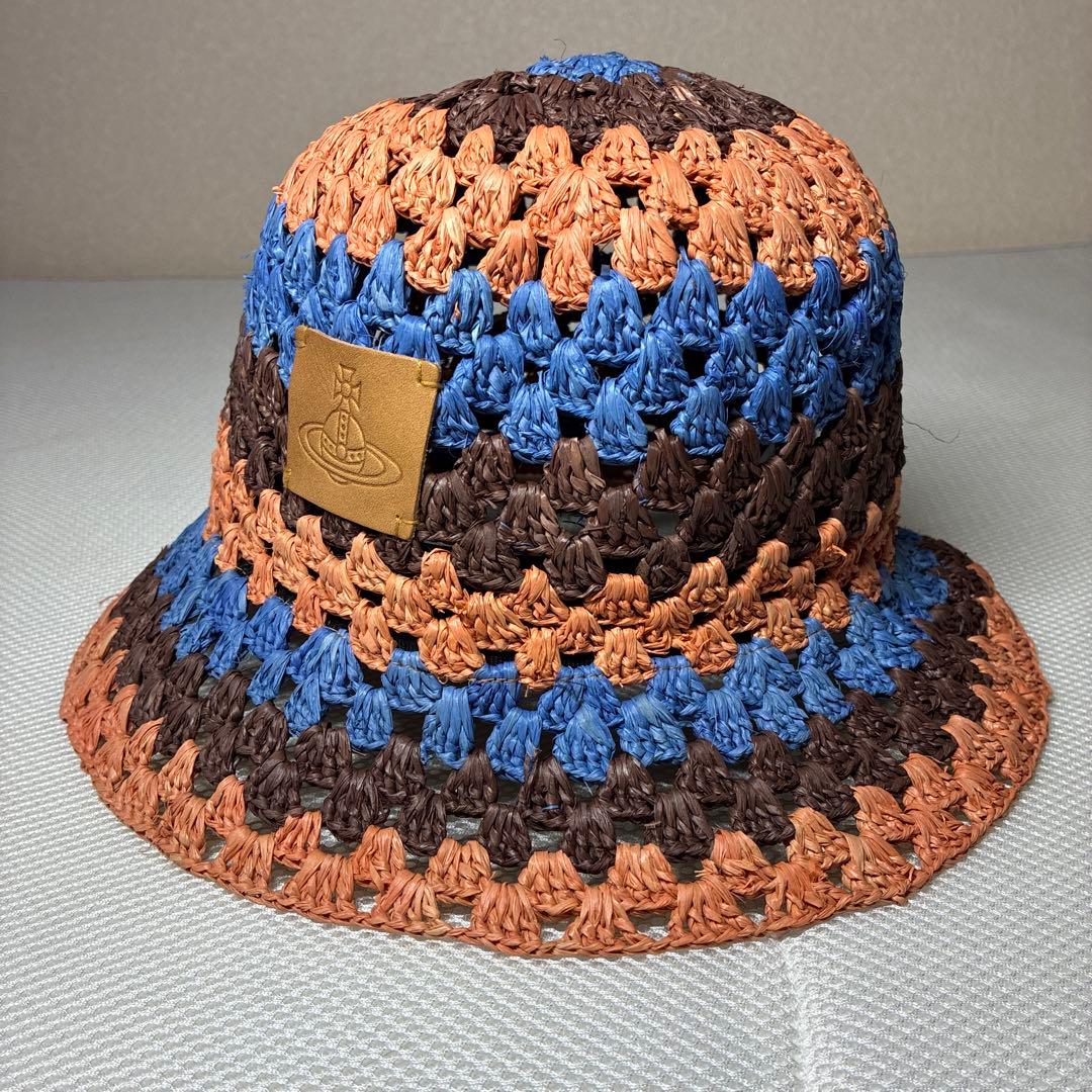 未使用品】ヴィヴィアンウエストウッド ラフィア ストローハット