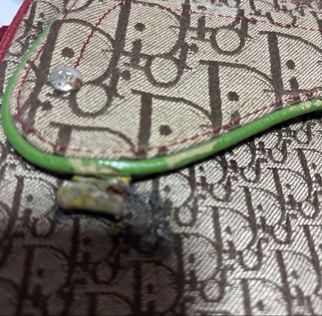 要修理Christian Diorダブルサドルバッグ ラスタ ジャンク - メルカリ