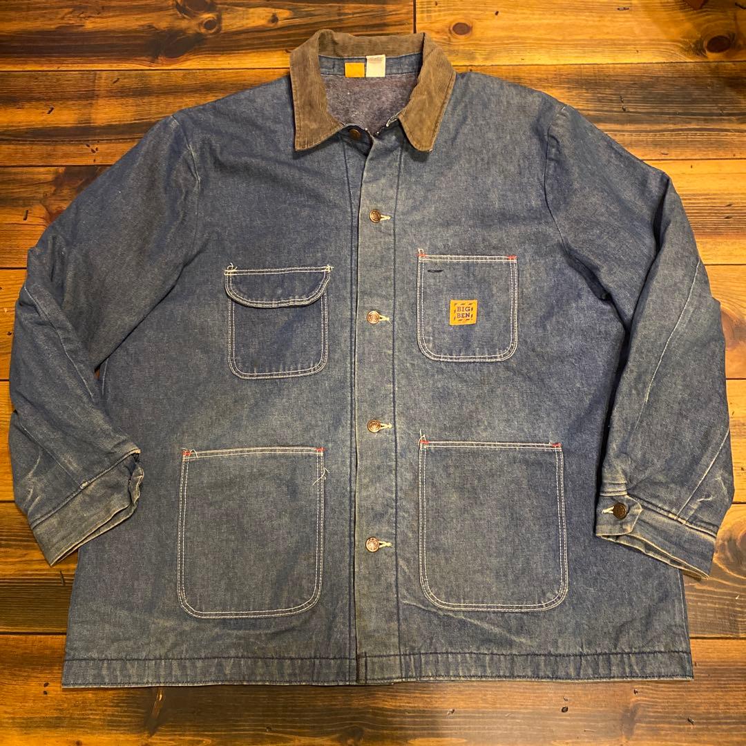ビッグベン　50 XXL カバーオール Made in USA オーバーサイズ 古着 70～80年代 ビッグベン BIGBEN デニムカバーオール USA製 メンズL