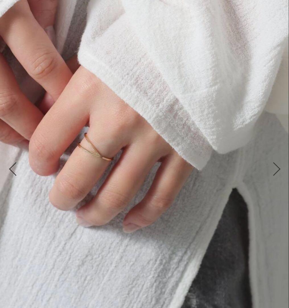 Lilas V型フォークリング K10 15号　【最終値下げ】 V型フォークリング K10（リング）｜Lilas（リラ）の通販｜BAYCREW'S STORE