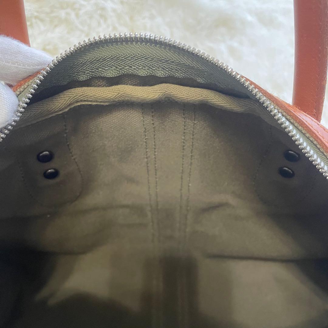 プーさん様専用 一澤信三郎帆布 ボストンバッグ オリーブ - メルカリ