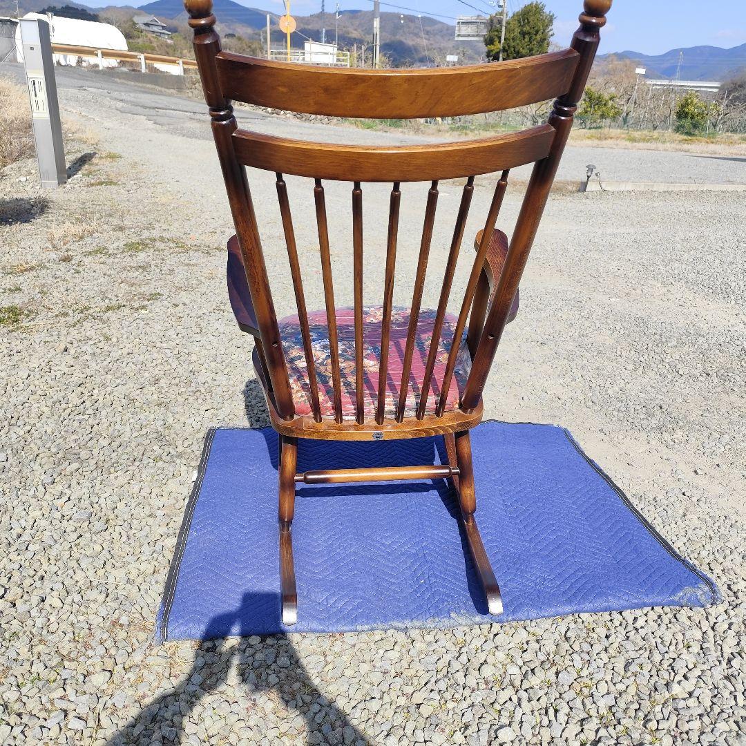 家具 東洋ファニチャー ロッキングチェア 揺り椅子 椅子 レトロ - メルカリ