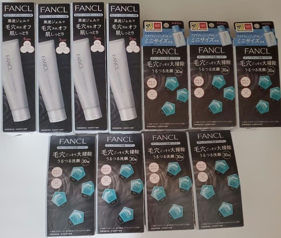 ファンケル　泡ジェル洗顔　ディープクリア洗顔パウダー　うるつゆ洗顔 FANCL（ファンケル） 泥ジェル洗顔＋ディープクリア洗顔パウダーセット