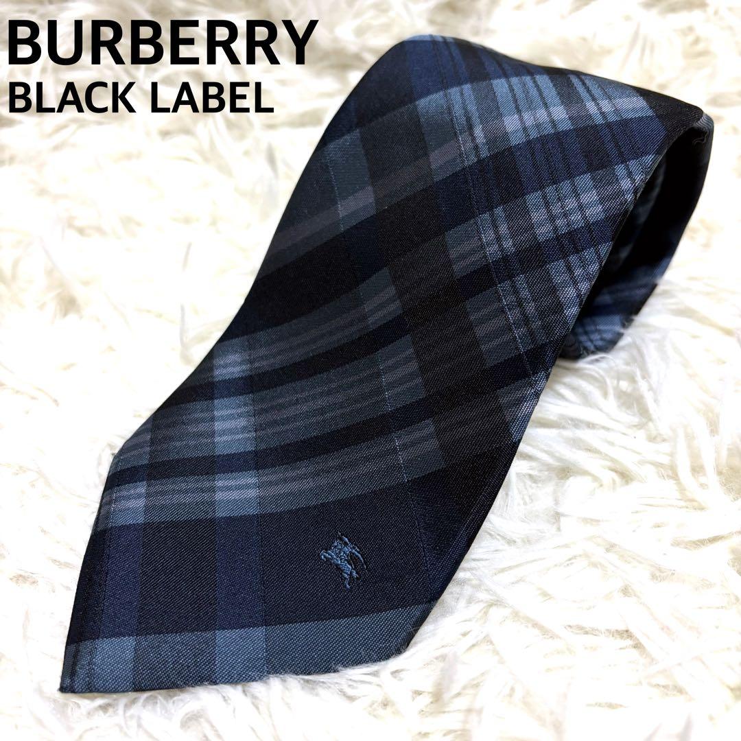 極美品】BURBERRY BLACK LABEネクタイ ノバチェック 柄 - メルカリ