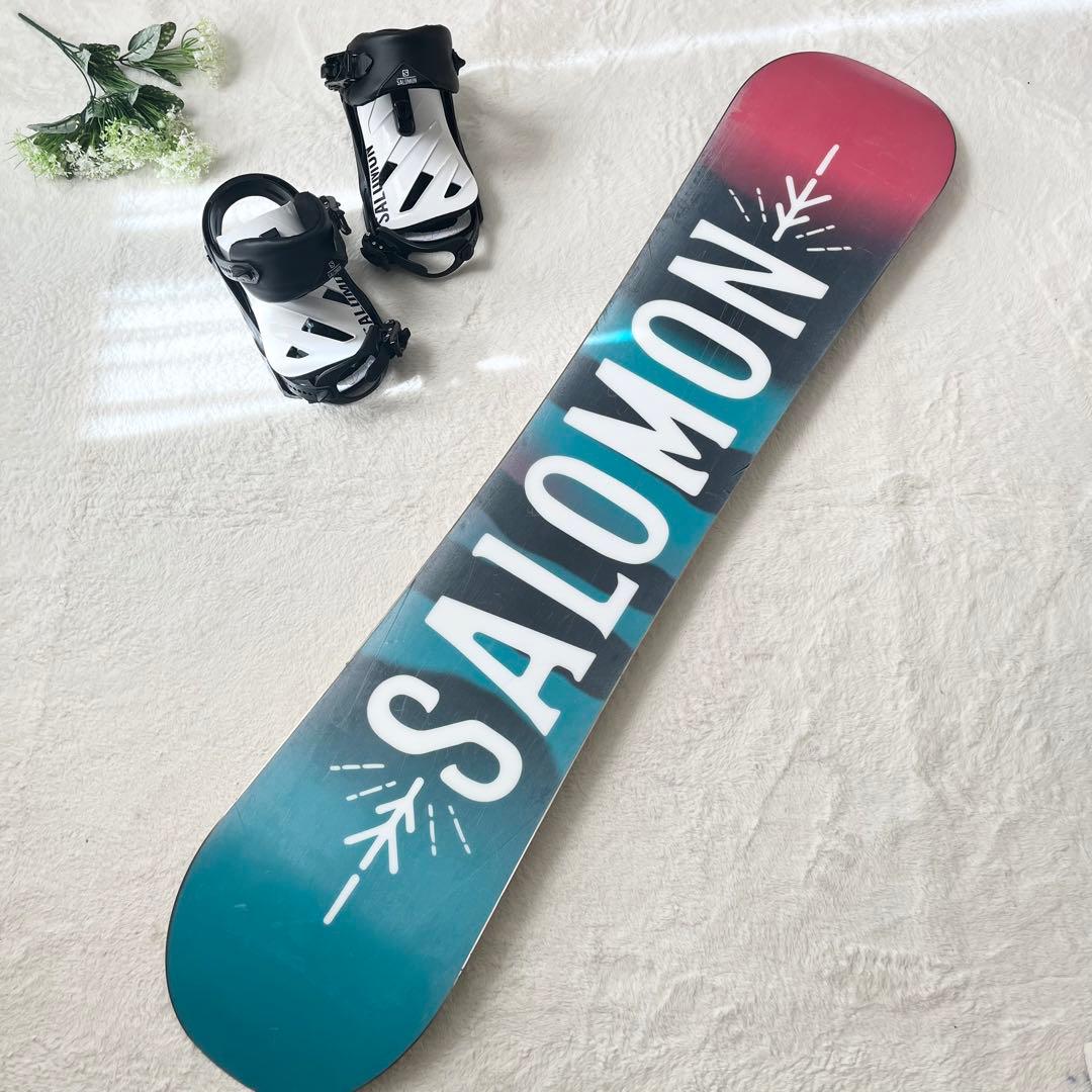 SALOMON LOTUS スノーボード ビンディング ケース付き☆ SALOMON（サロモン） 日本正規品 スノーボード ビンディング 2点セット