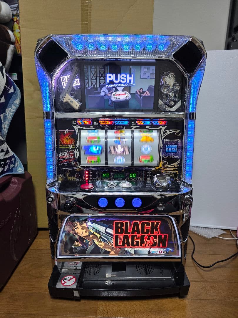 パチスロ実機　ブラックラグーン 初代　家庭用変更済 楽天市場】パチスロ 実機 ブラックラグーンの通販