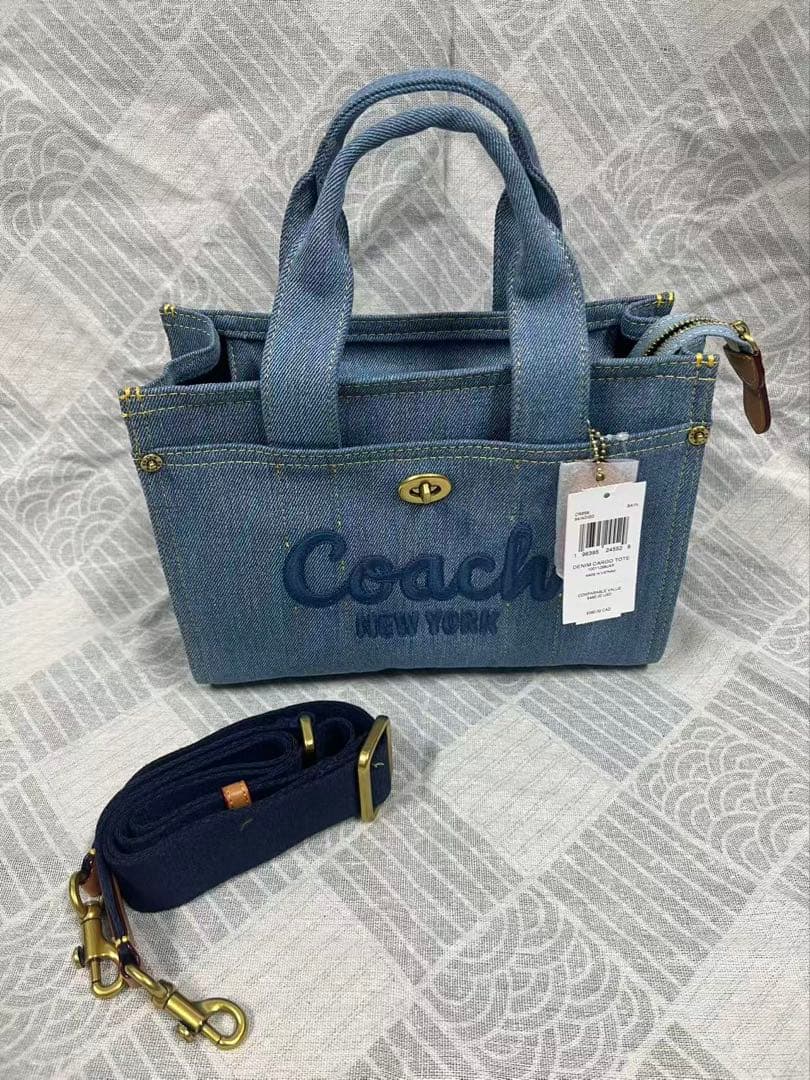 COACH コーチ トートバッグ デニム CR659 2WAY - メルカリ
