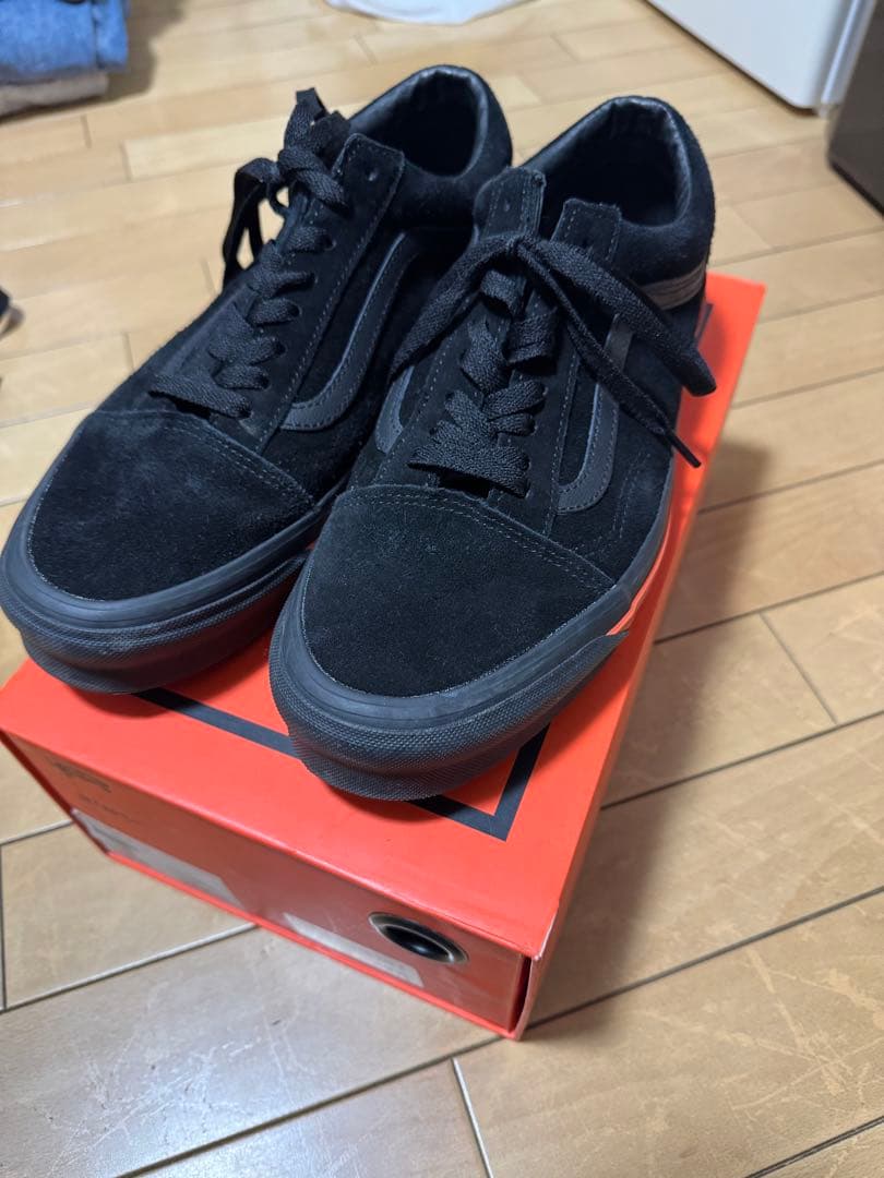 希少VANZ WTAPS コラボ ブラック スエード スニーカー29cm OAMC X Wtaps Vans Sk8-Hi in Black | OAMC
