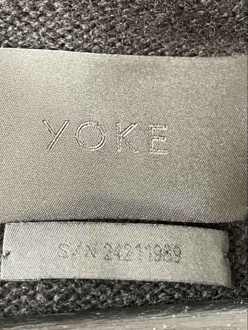 YOKE】24FW エルボーペイントニット - メルカリ
