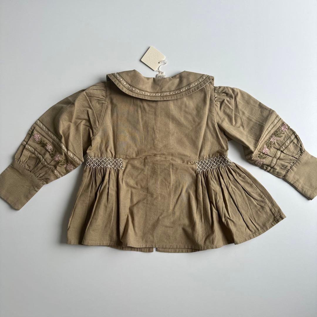 【わたあめ】アポリナ　apolina ブラウス　7-9y