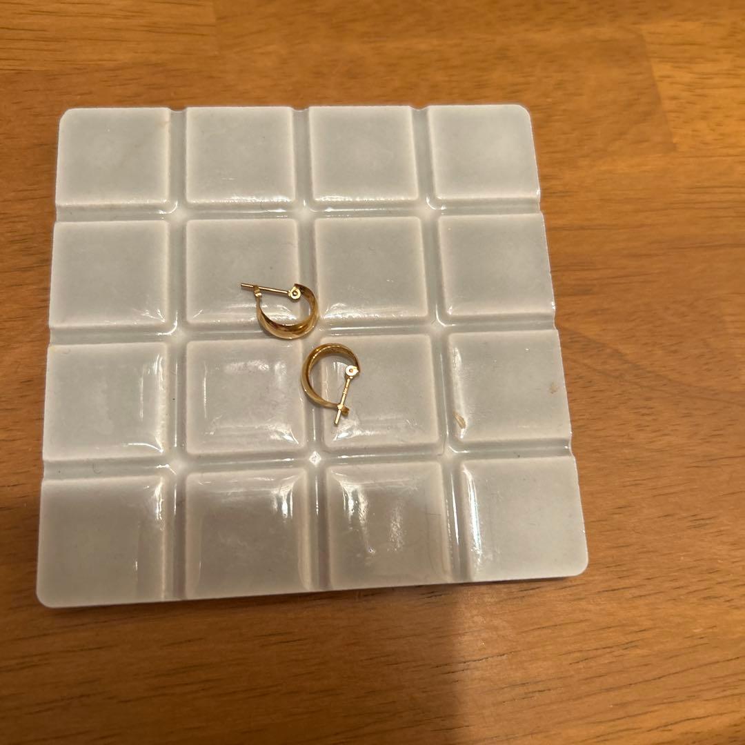 18金フープピアス フープピアス 18k 18金 ピアス k18 フープ 地金 シンプル 18金ピアス