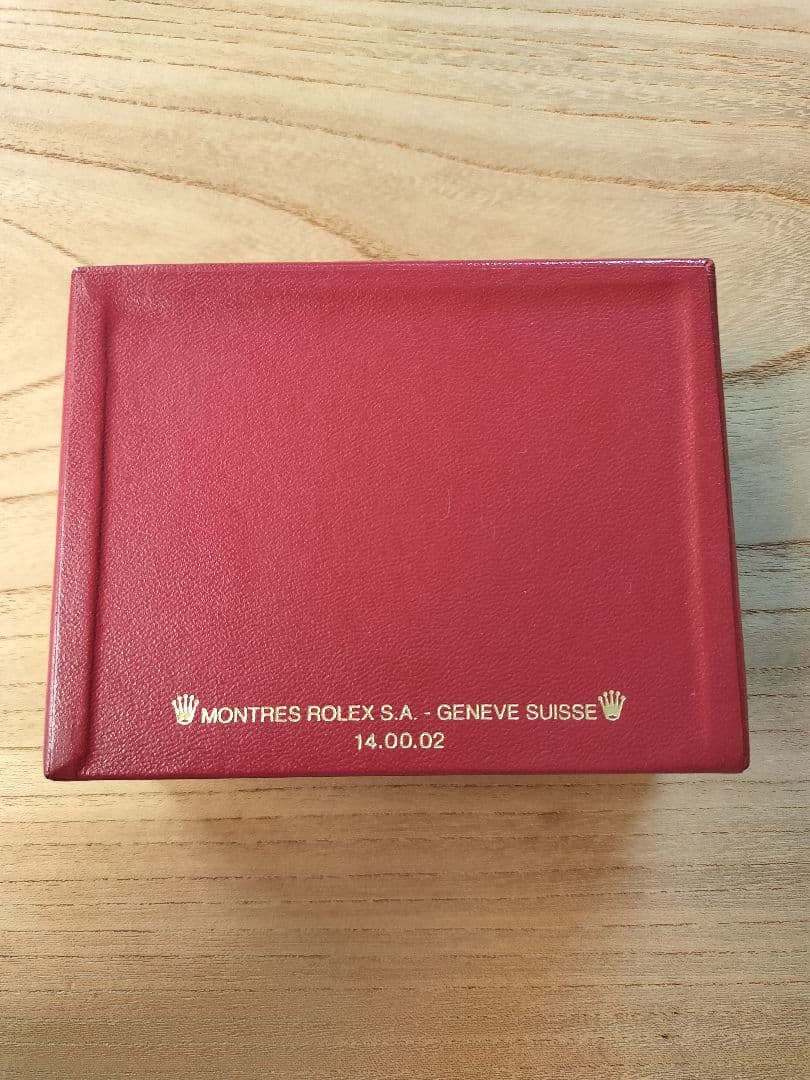 ROLEX】 希少 美品 純正 赤箱14.00.02 空箱＆外箱＆付属