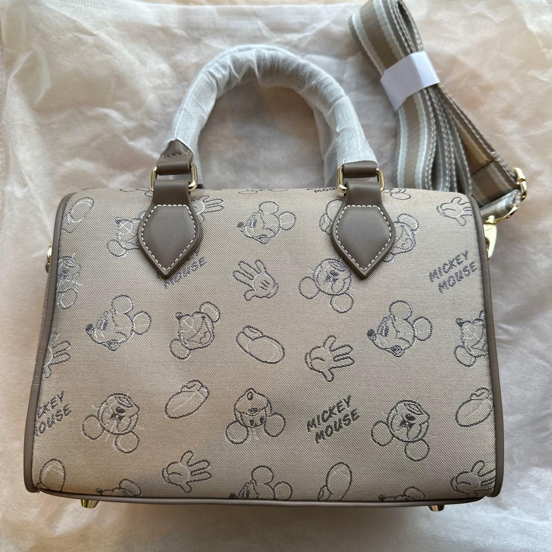 新品】Disney トートバッグ ミッキー 総柄 2way ショルダーバッグ