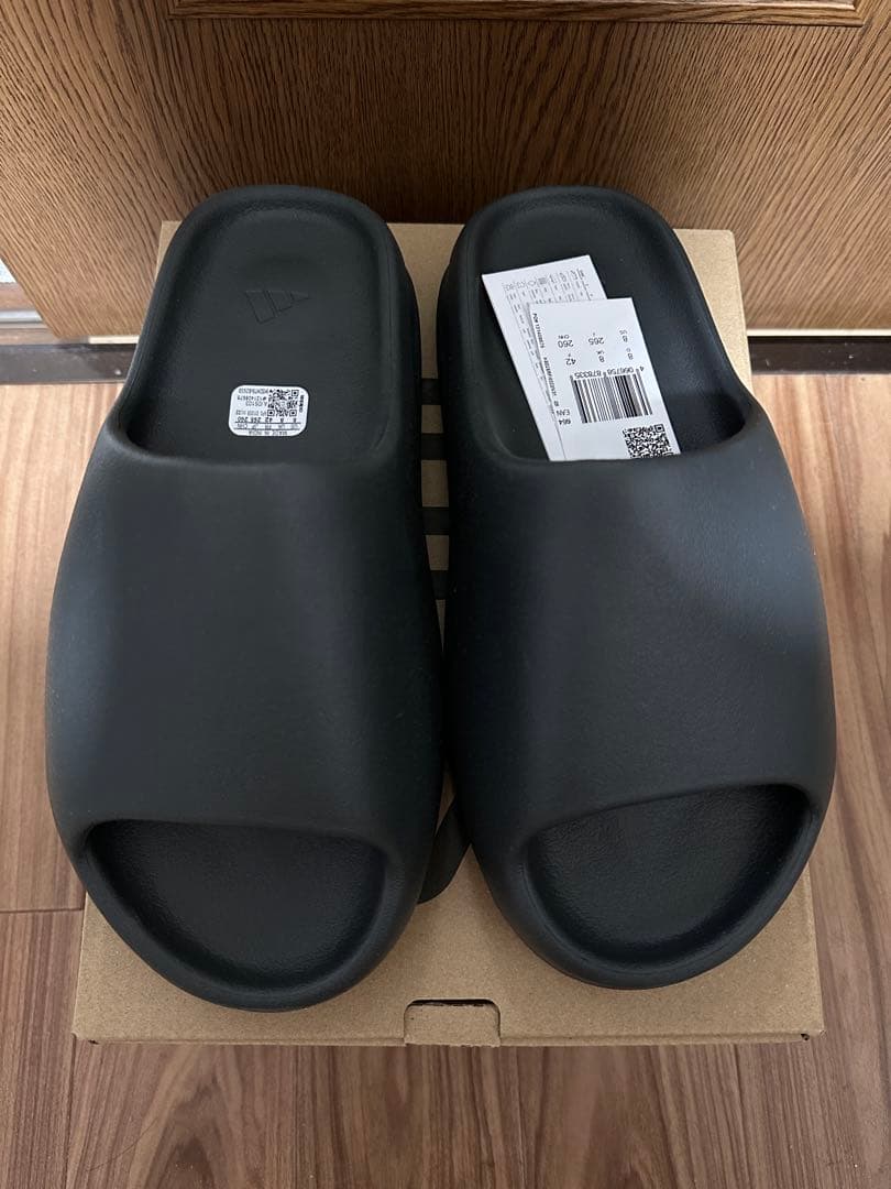 靴 adidas YEEZY SLIDE Dark Onyx 26.5cm