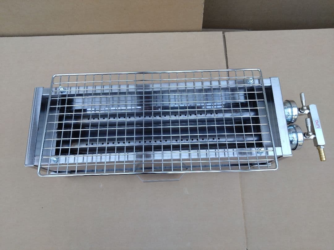 焼き網付 プロパンガス 焼鳥機 網焼き 磯料理 業務用 食べ放題