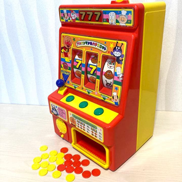 廃盤・動作品】 アンパンマン パチスロ スロット パチンコ メダル有り