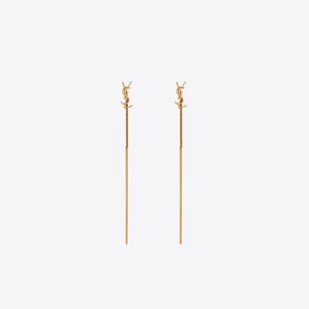 Saint Laurent YSL サンローラン ピアス オピウム ロングピアス - メルカリ