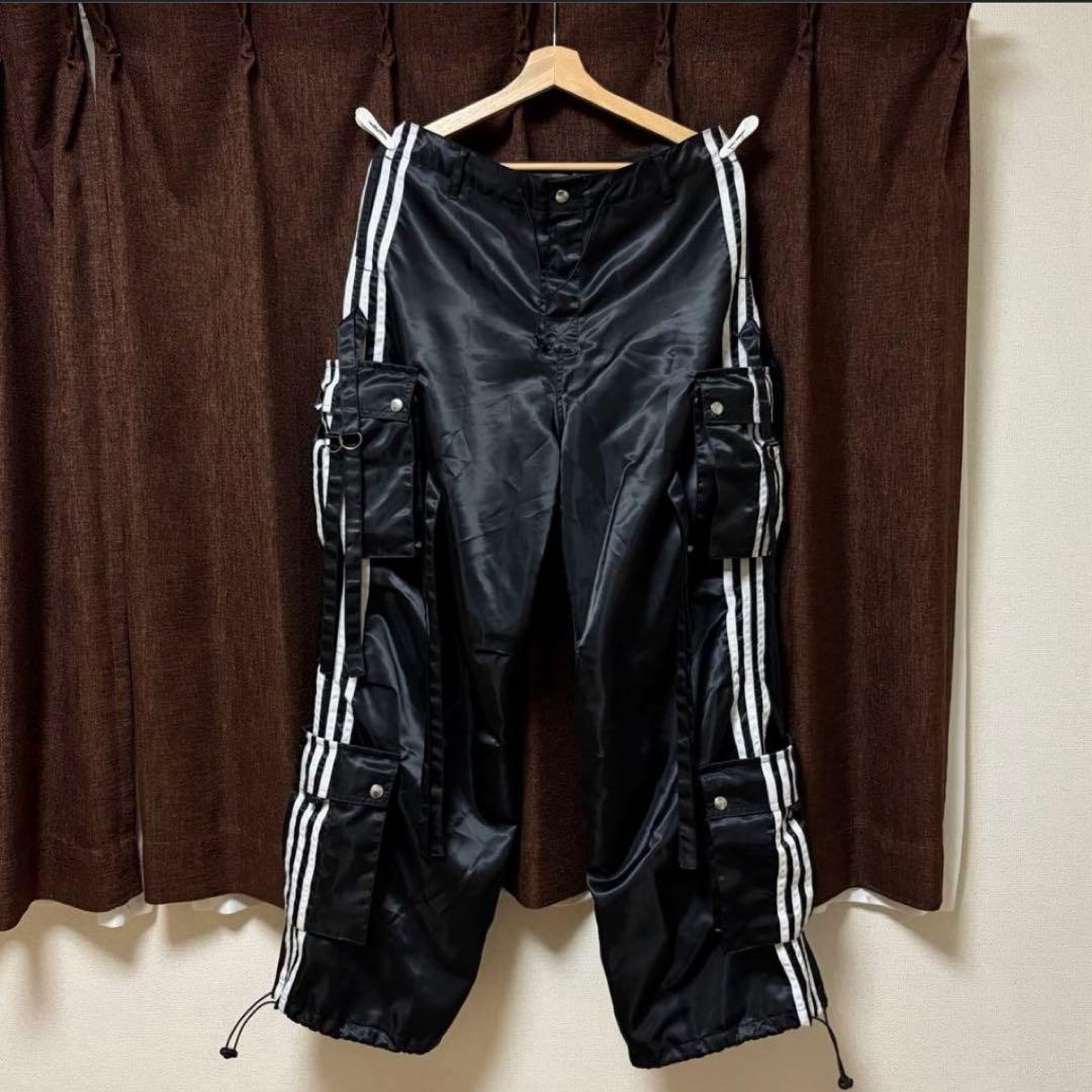 美品】平野紫耀 ジェシー着用adidasテクノカーゴ パンツ リメイク