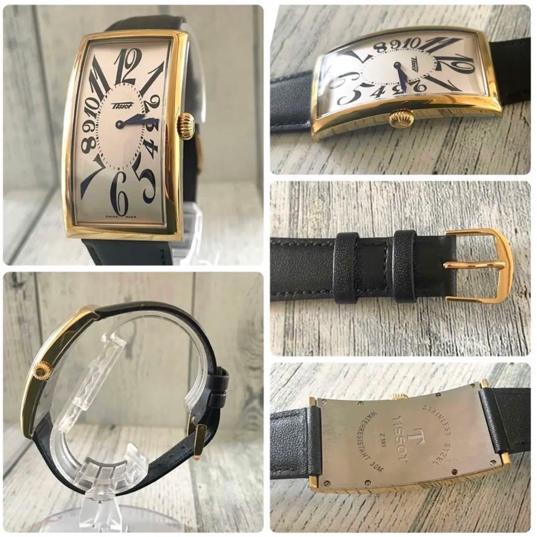 電池交換済】TISSOT ティソ 腕時計 バナナウォッチ ゴールド - メルカリ